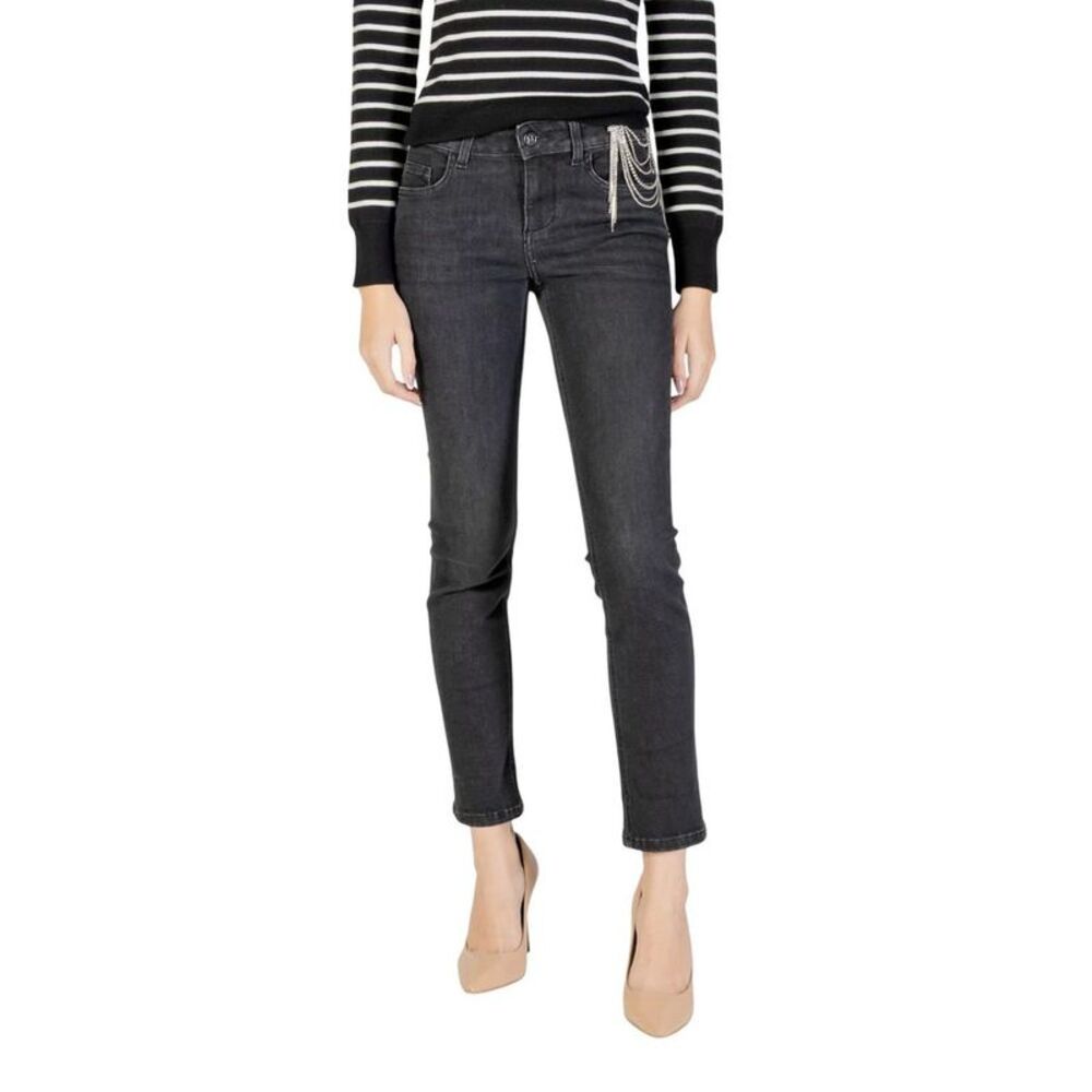 Liu Jo Black Cotton Skinny Women's Jeans